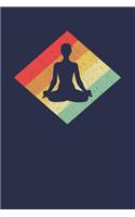 Yogi Notebook: Retro Vintage 80s Yoga 6 x 9 Dotted Dot Grid Journal Gift for Yogis And Yoga Lovers (108 Pages)
