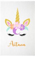 Aitana A5 Lined Notebook 110 Pages