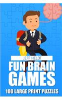 Fun Brain Games: Shirokuro Puzzles - 100 Large Print Puzzles