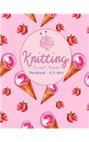 Knitting Graph Paper Notebook - 4