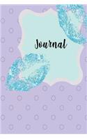 Journal: 6x9, 100 Page, Storey Style Journal, Notebook, Diary, Planner, With a Stunning Kiss Lips Design Cover