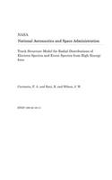Track Structure Model for Radial Distributions of Electron Spectra and Event Spectra from High-Energy Ions