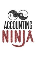 Accounting Ninja: Blank Lined Journal for Accountant Finance Work