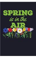 Spring Is in the Air: Blank Lined Journal to Write in - Ruled Writing Notebook
