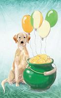 Labrador Retriever: Notebook - Happy St Patrick's Day from Awesome Dogs(74 College Ruled Blank Holiday Notebooks for Pup Owners)