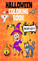 Halloween Coloring Book For Kids Ages 2-5