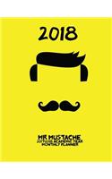 2018- Mr Mustache 2017-2018 Academic Year Monthly Planner