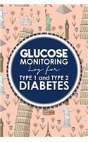 Glucose Monitoring Log for Type 1 and Type 2 Diabetes