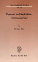 Eigennutz Und Kapitalismus