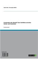 Kontinuitat Oder Wandel? Zum Verhaltnis Zwischen Rechts- Und Sozialstaat
