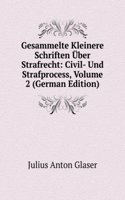 Gesammelte Kleinere Schriften Uber Strafrecht: