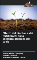 Effetto del biochar e dei fertilizzanti sulla sostanza organica del suolo