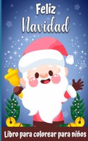 Un libro de colorear de muy feliz navidad para ninos.