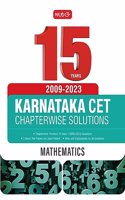 MTG 15 Years Karnataka CET Chapterwise Solutions Mathematics For 2024 Exam - KCET Previous Year Solved Papers | KCET Engineering Entrance Exam Books