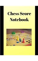 Chess Score Notebook: Chess Score Notebook - Chess Game Record Keeper Book - Perfect Scorebook for Scorekeeping - Size 8.5"x11" 120 Score Pages