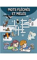 mots fléchés et mêlés: bloc d'activités de jeux de 5 à 7 ans
