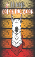 Llama Coloring Book