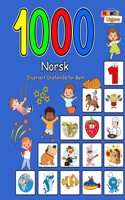 1000 Norsk Illustrert Ordforråd for Barn (Fargerik Utgave): Norwegian Language Learning