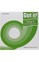 Got it! Level 1 Class Audio CDs: A four-level American English course for teenage learners