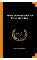 Effects of Storage Upon the Properties of Coal