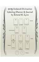 2019 Undated Divination Coloring Planner & Journal (Perfect Bound)