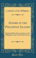 Affairs in the Philippine Islands: Hearings Before the Committee on the Philippines of the United States Senate (Classic Reprint)