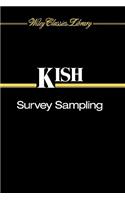 Survey Sampling: (Wiley Classics Library)