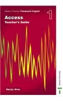 Nelson Thornes Framework English Access: Teacher's Guide 1