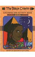 Black Crayon Coloring and Activity Book