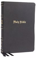 KJV Holy Bible: Large Print Thinline, Black Genuine Leather, Red Letter, Comfort Print (Thumb Indexed): King James Version