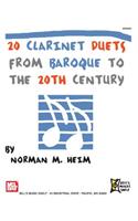 20 Clarinet Duets from Baroque to the 20th Century