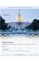 Behavioral Science & Policy: Volume 3, Issue 1