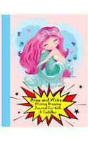 Draw and write writing Drawing journal for kids & toddler: A book of writing and drawing paper for elementary-aged children Kids and Critters, Storybook Characters