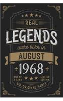 Real Legends were born in August 1968