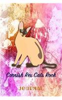 Cornish Rex Cats Rock: Pocket Gift Notebook for Cat and Kitty Lovers