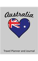 Australia: Vacation Travel Planner and Journal (8 x 10)