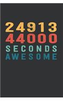 2 491 344 000 Seconds Awesome