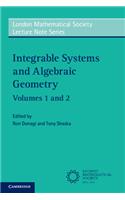 Integrable Systems and Algebraic Geometry 2 Volume Paperback Set