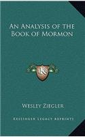 An Analysis of the Book of Mormon