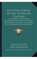 Scottish Poetry of the Sixteenth Century