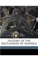 History of the Buccaneers of America