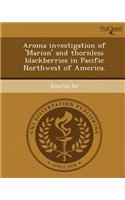 Aroma Investigation of 'Marion' and Thornless Blackberries in Pacific Northwest of America