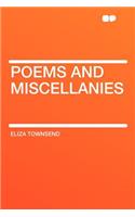 Poems and Miscellanies