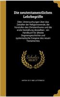 neutestamentlichen Lehrbegriffe