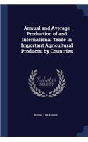 Annual and Average Production of and International Trade in Important Agricultural Products, by Countries