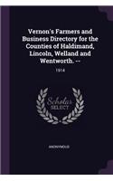 Vernon's Farmers and Business Directory for the Counties of Haldimand, Lincoln, Welland and Wentworth. --