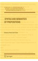 Syntax and Semantics of Prepositions