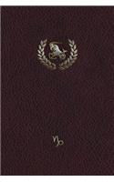 Monogram Capricorn Notebook
