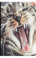 Journal Pages - Cat Breath: 6" x 9", Lined Journal, Durable Cover,150 Pages For Writing (Journal Notebook)