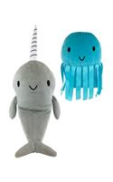 Narwhal & Jelly Giant Doll Pai